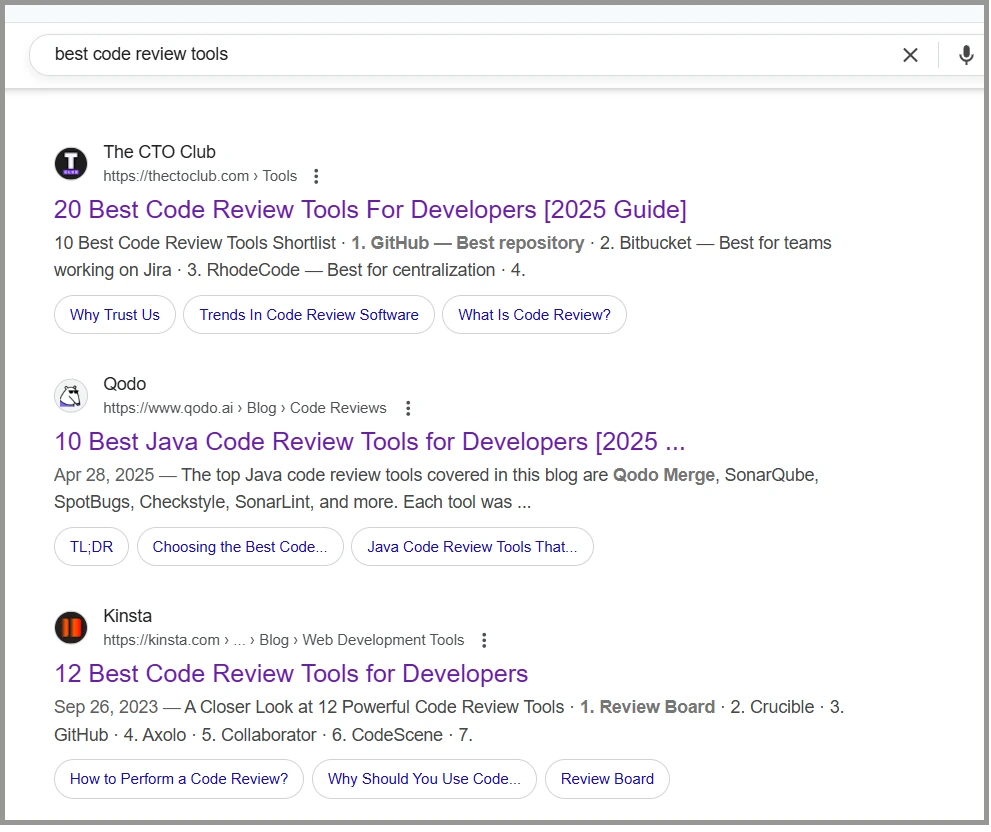 aeo vs seo - seo content example