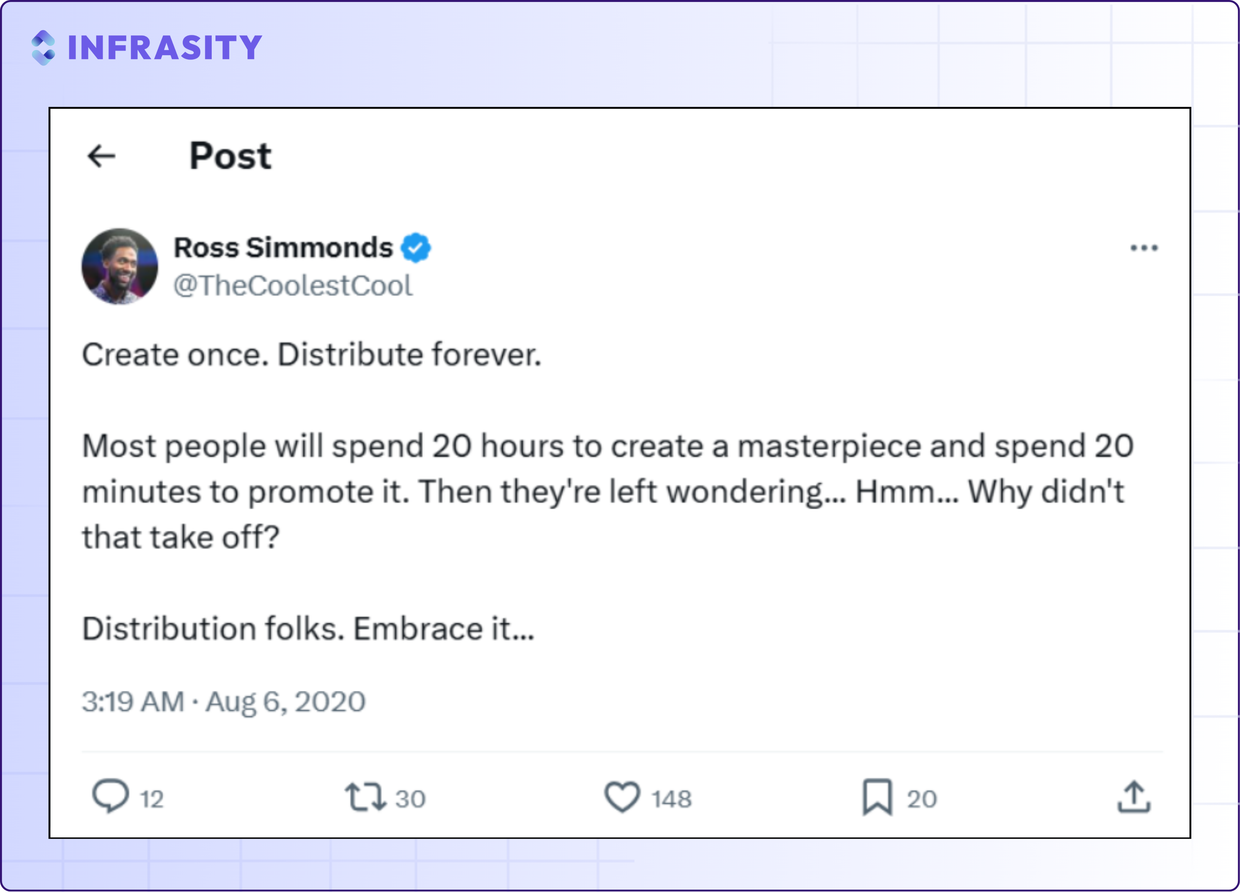 "think distribution"