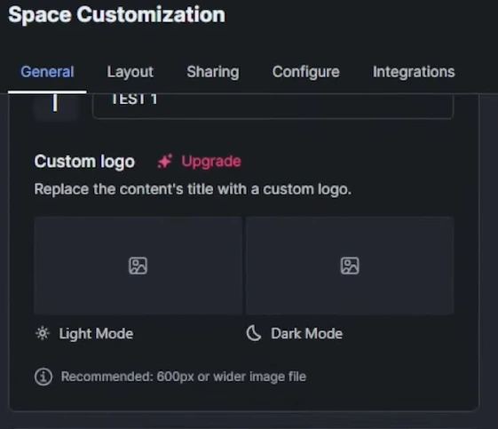 GitBook Integrations Panel
