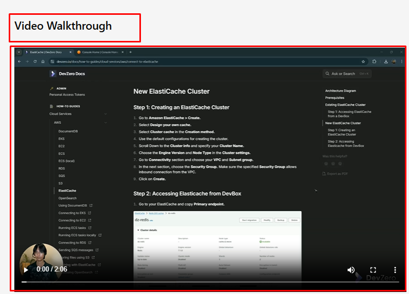 DevZero's video walkthrough by Infrasity