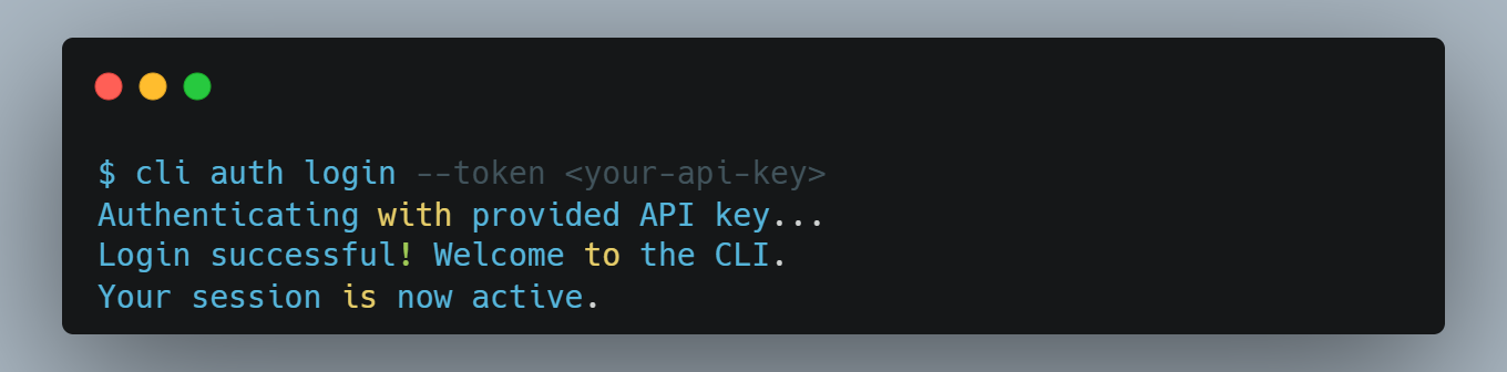 cli docs - outline setup