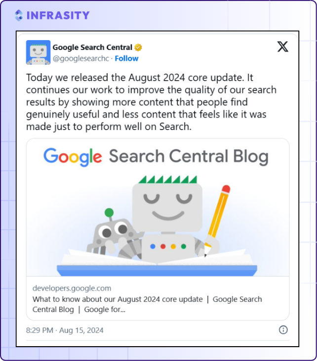 "algorithm updates"