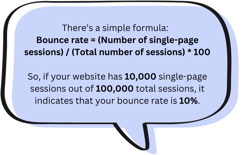 "bounce rate"