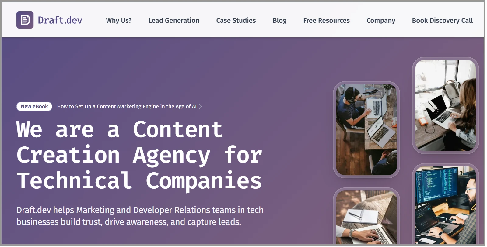 draftdev is a developer marketing agency