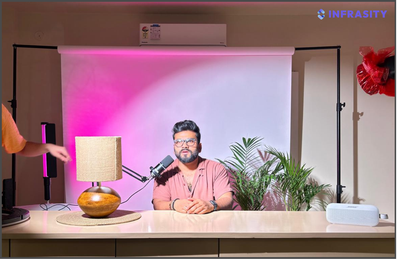 explainer video studio setup
