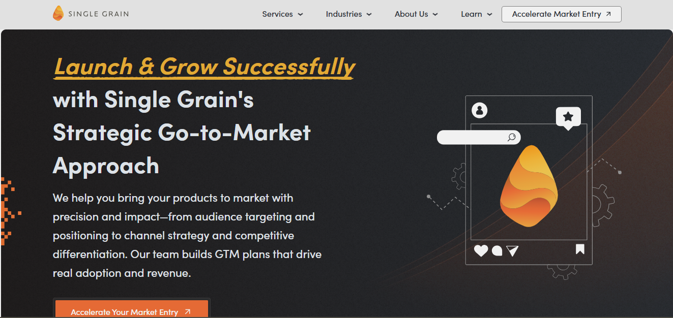 Single Grain homepage