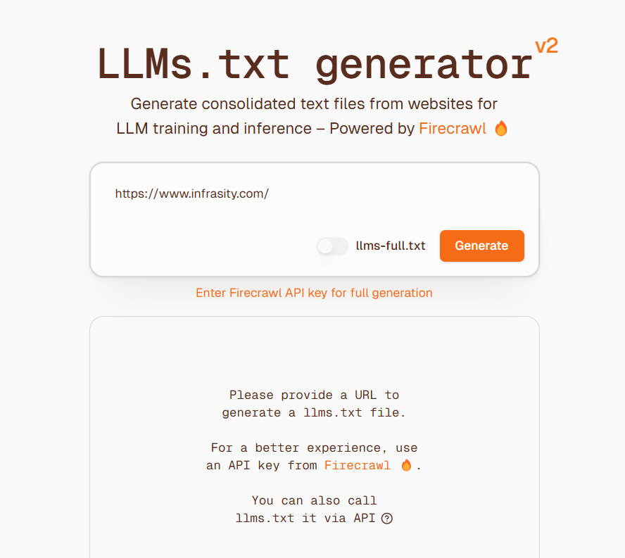 llms.txt - website