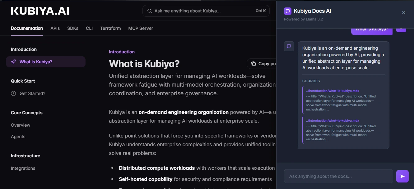 chatbot frontend