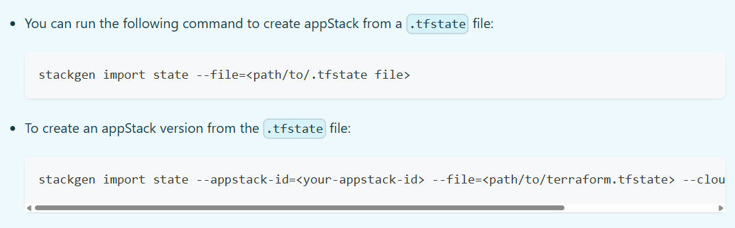 product release notes command snippet