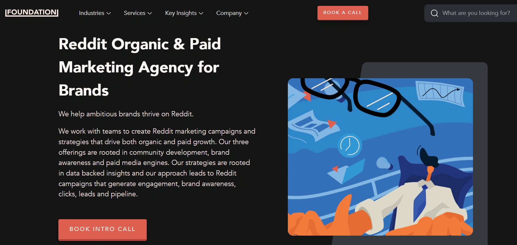 foundation is a reddit marketing agency for b2b companies