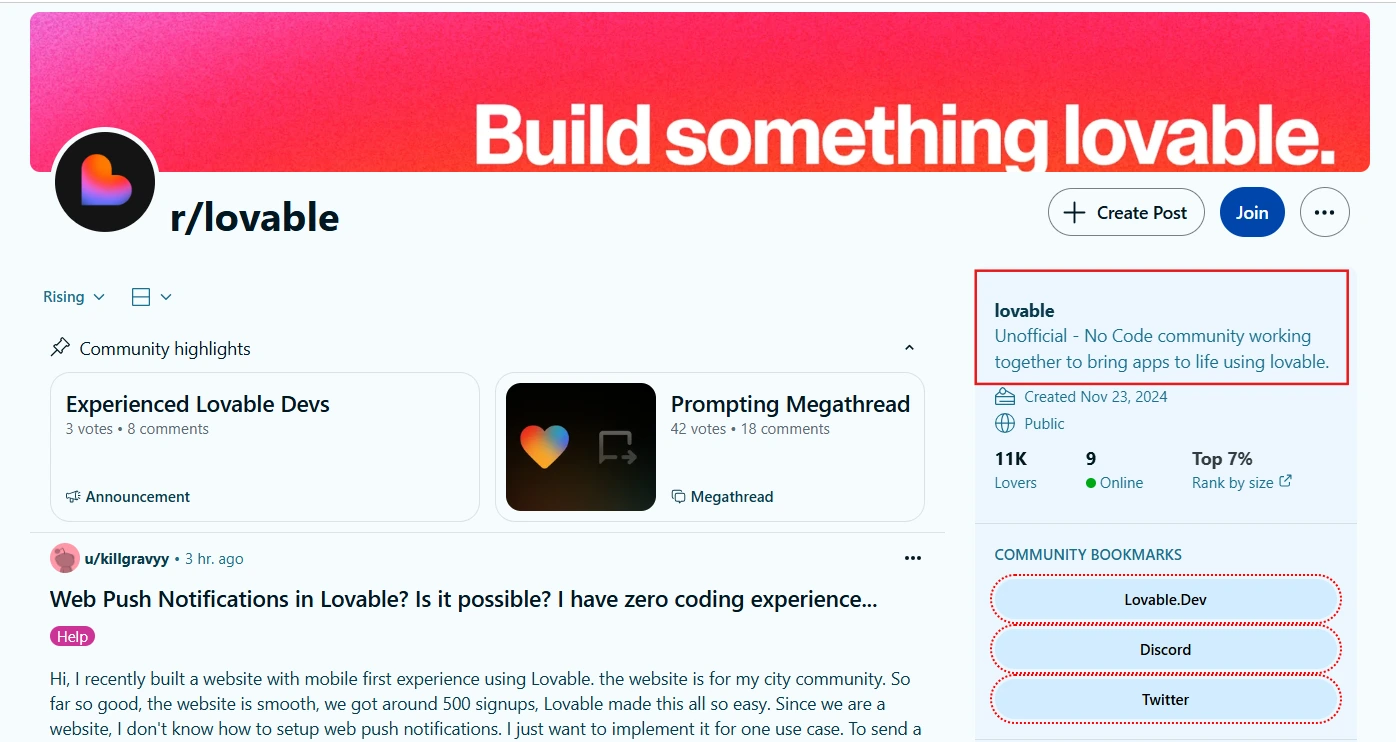 analyze lovable unofficial account for conducting competitor analysis as a part of your reddit marketing strategy