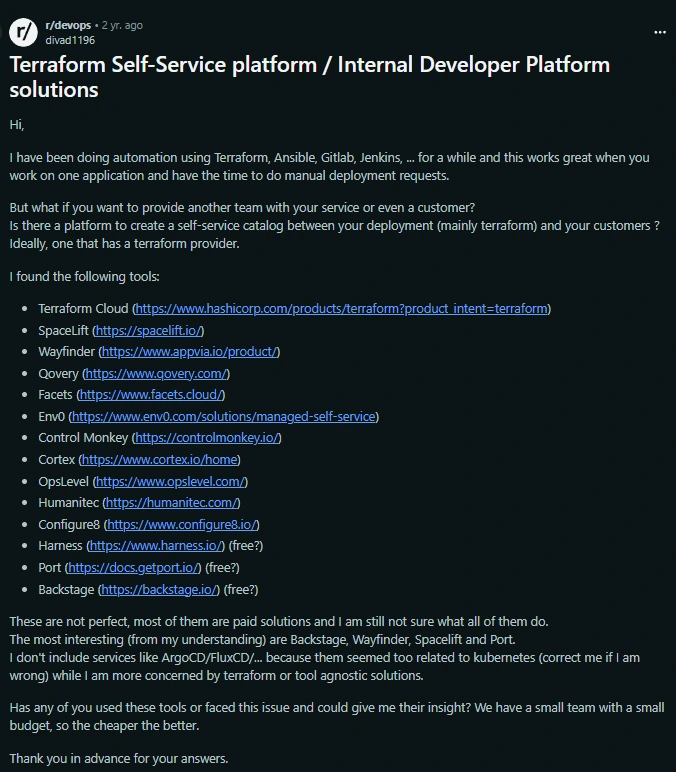 post on subreddit about ipd soultions, a reddit marketing strategy