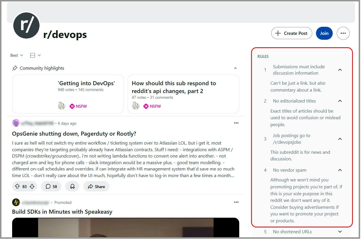 ensure you follow rules of subreddit when doing reddit marketing