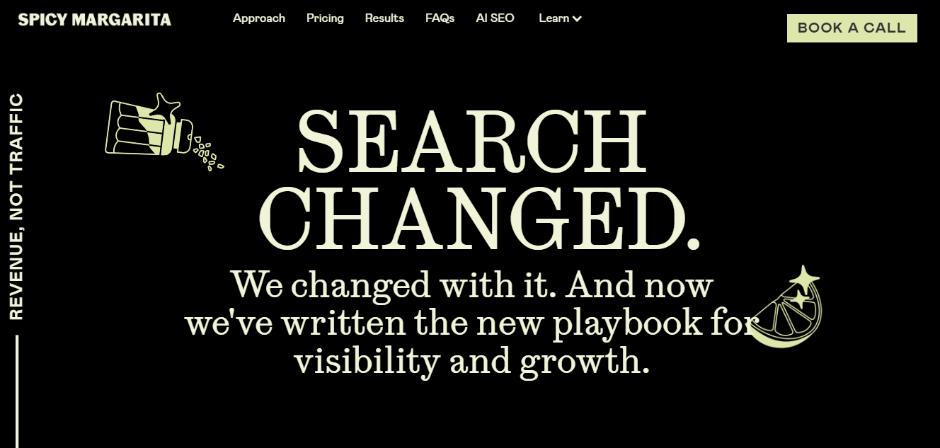 Spicy margarita homepage