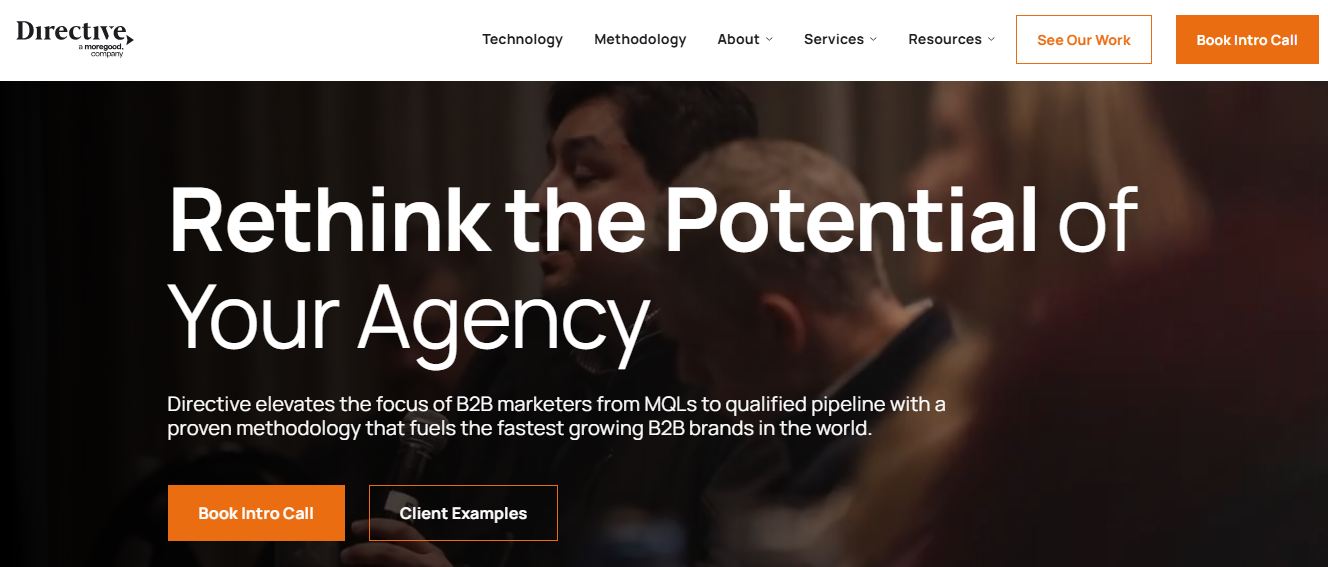 Directive consulting homepage