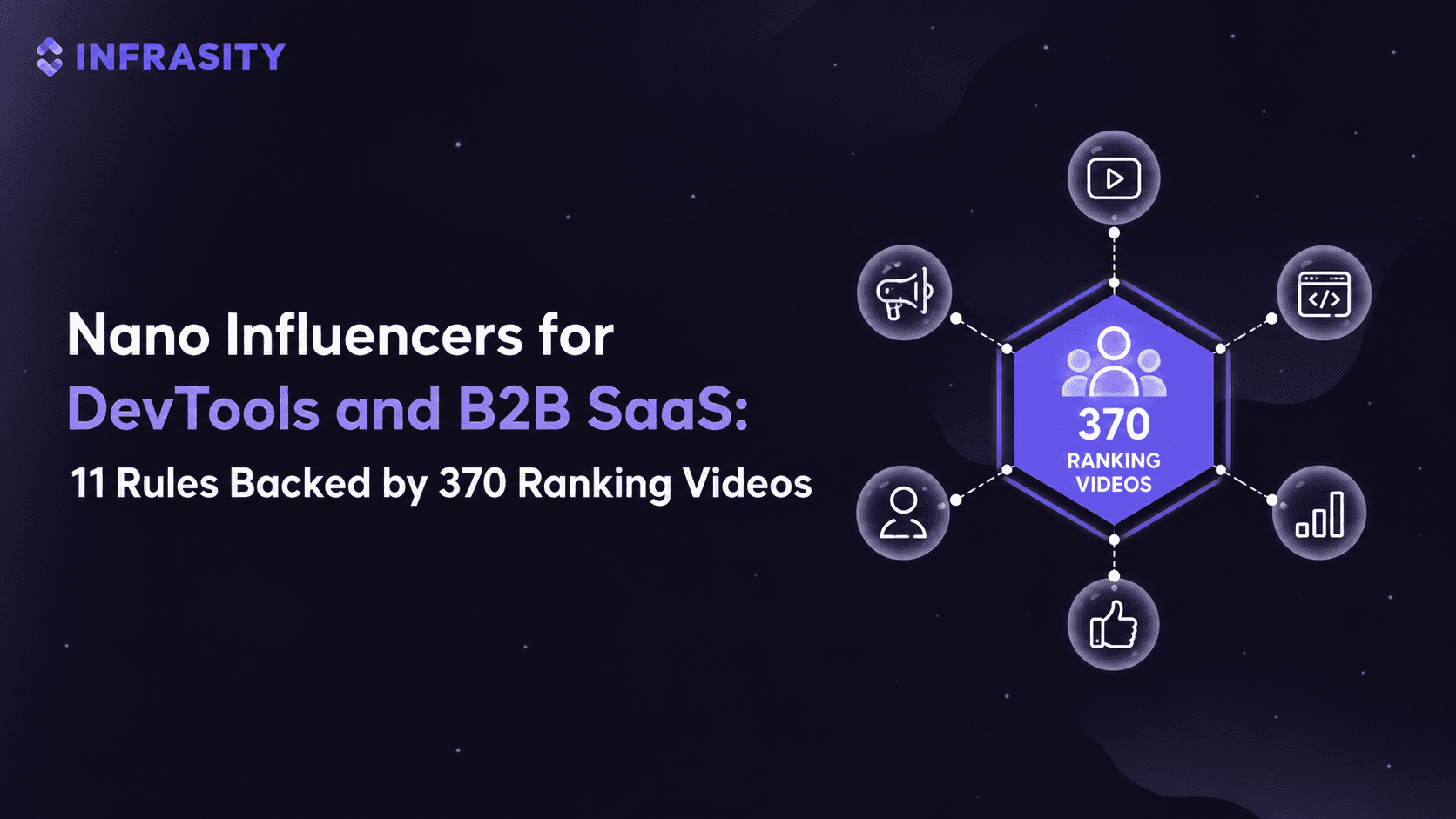 Nano Influencers for DevTools and B2B SaaS: 11 Rules Backed by 370 Ranking Videos