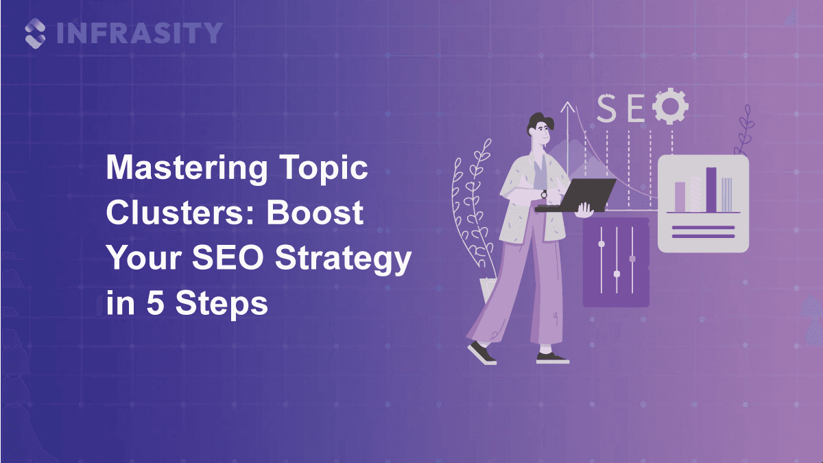 Illustration for Mastering Topic Clusters: Boost Your SEO Strategy in 5 Steps
