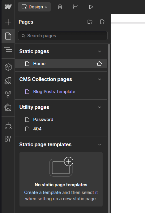 Blog Page Template