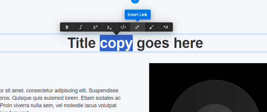 Hyperlink Element Select
