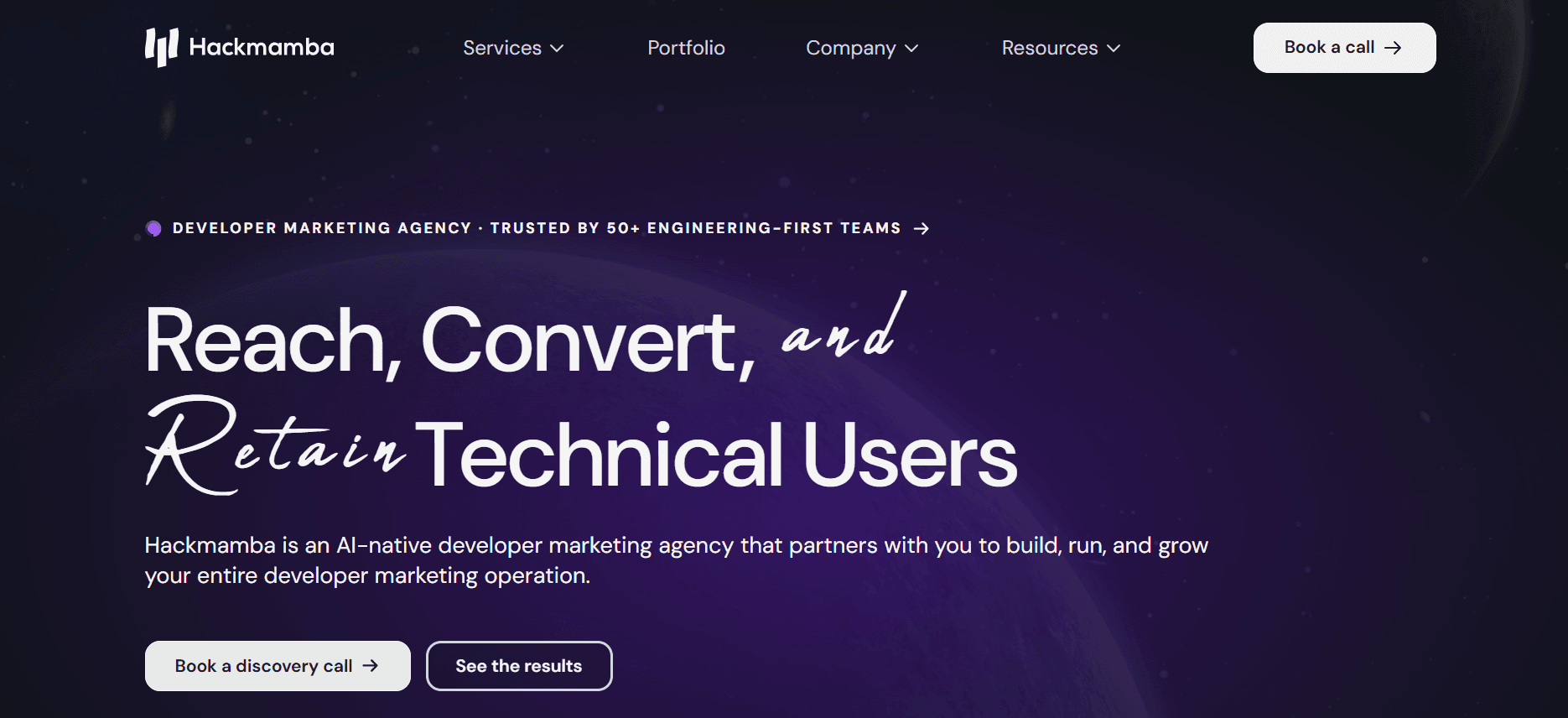 Hackmamba homepage