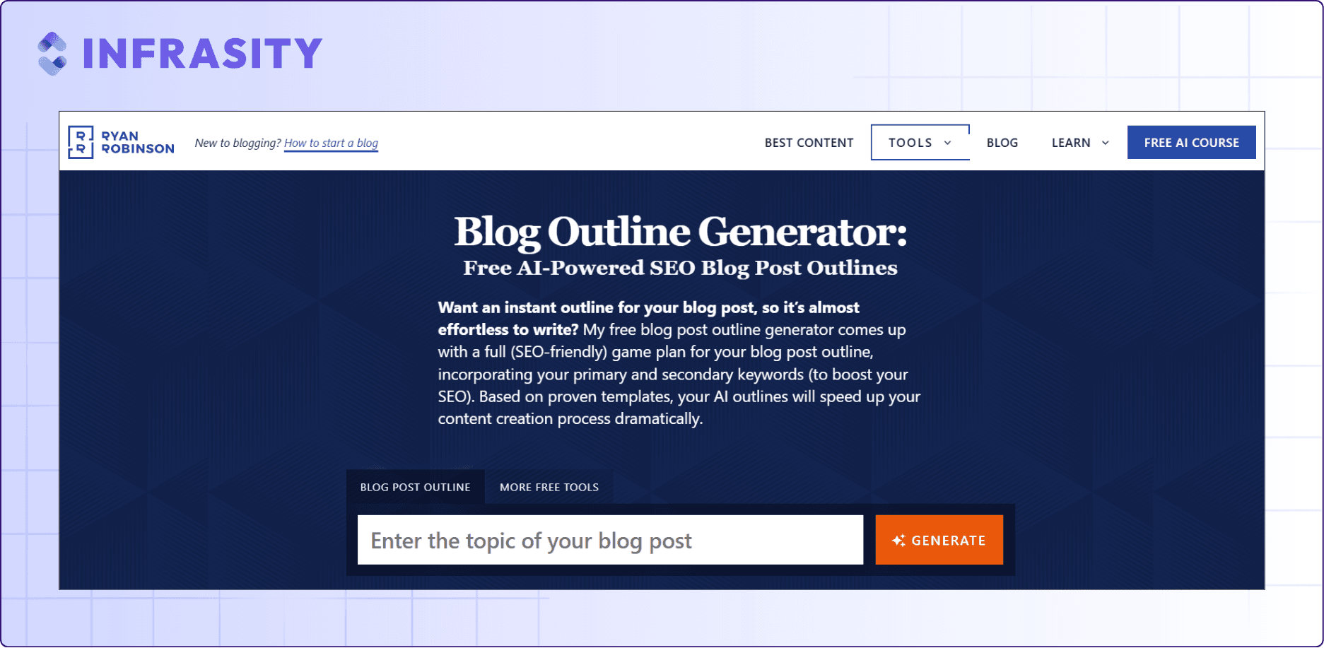 ryrob.com free outline generator