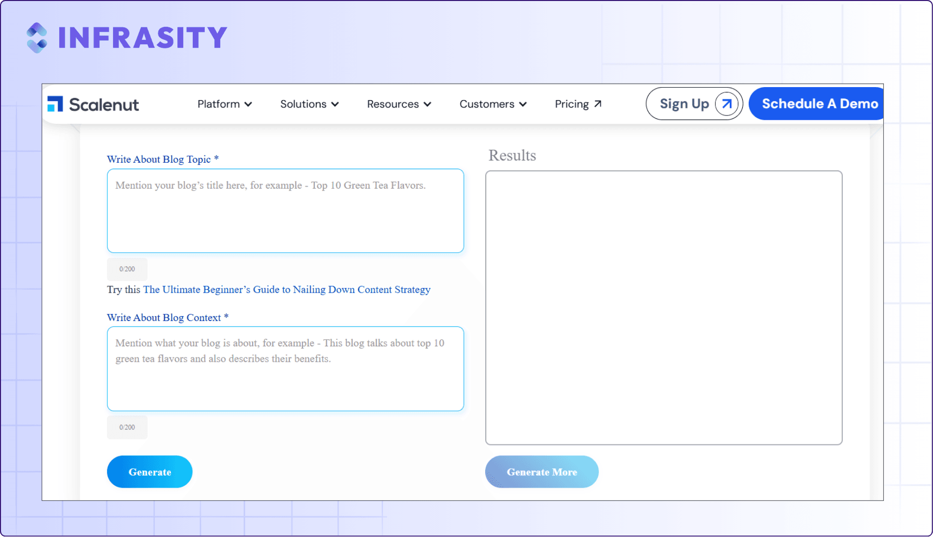 scalenut free ai outline generator