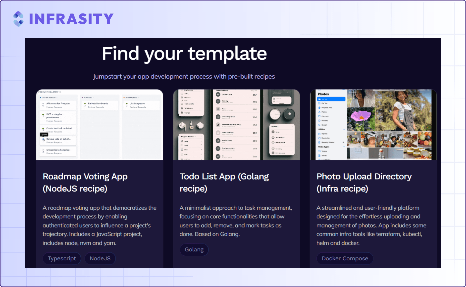 recipe library in technical writing
