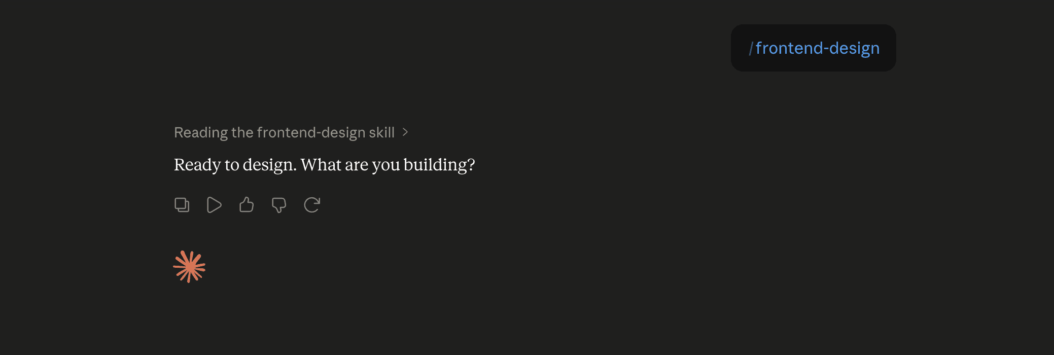 Step 6: Run the frontend-design skill in Claude