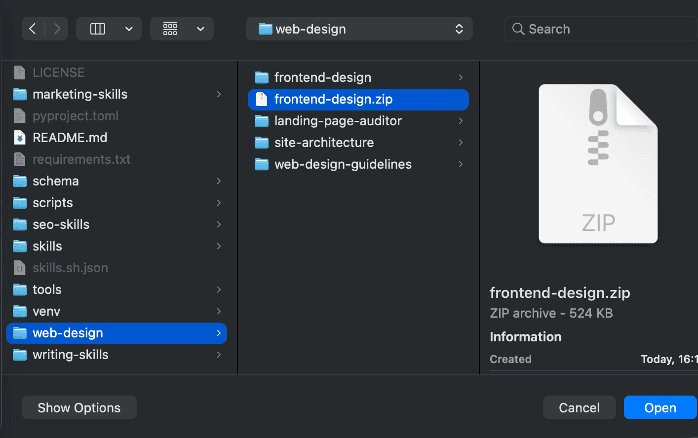 Step 5: Add the skill from your directory