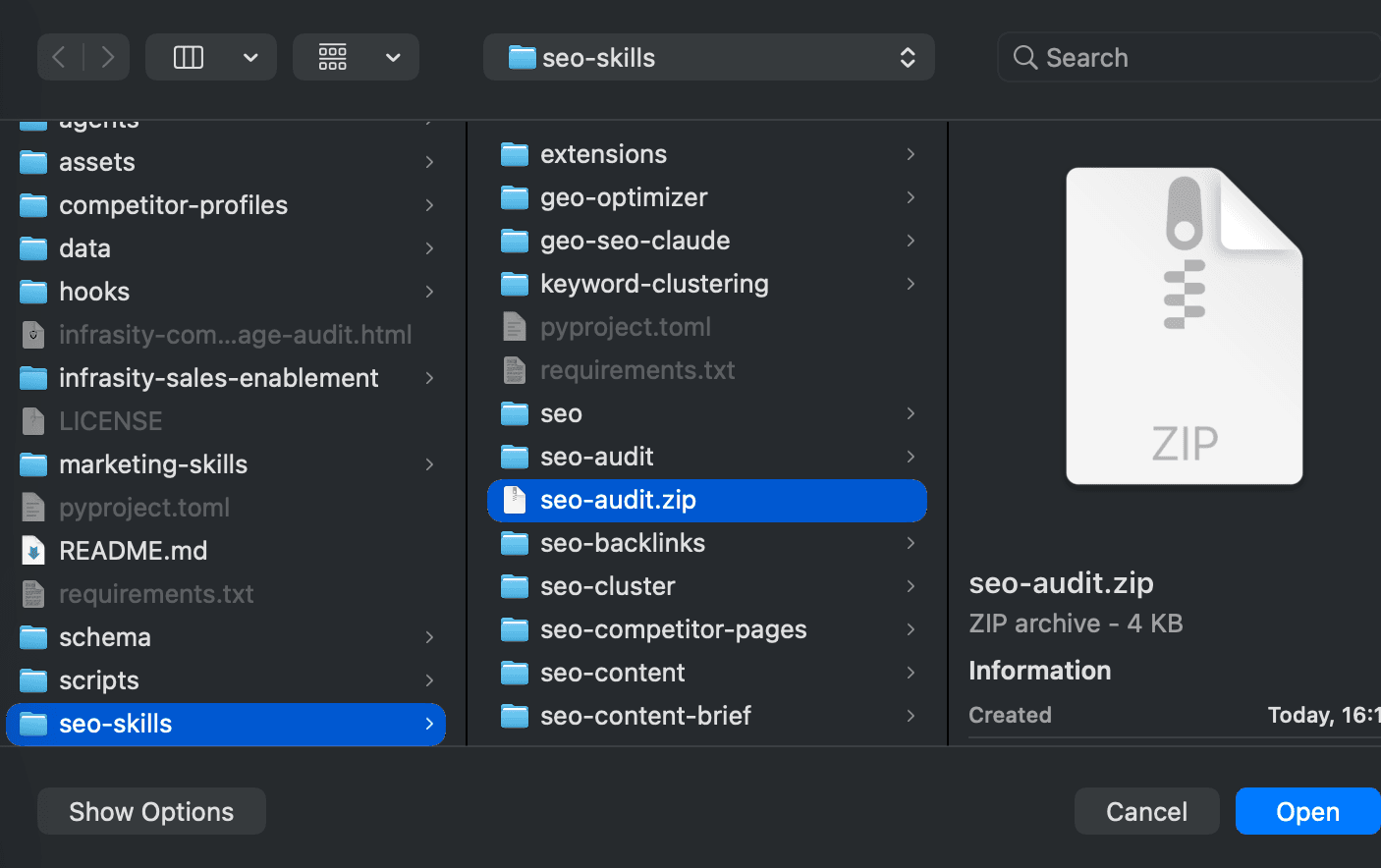 Step 5: Add the skill from your directory