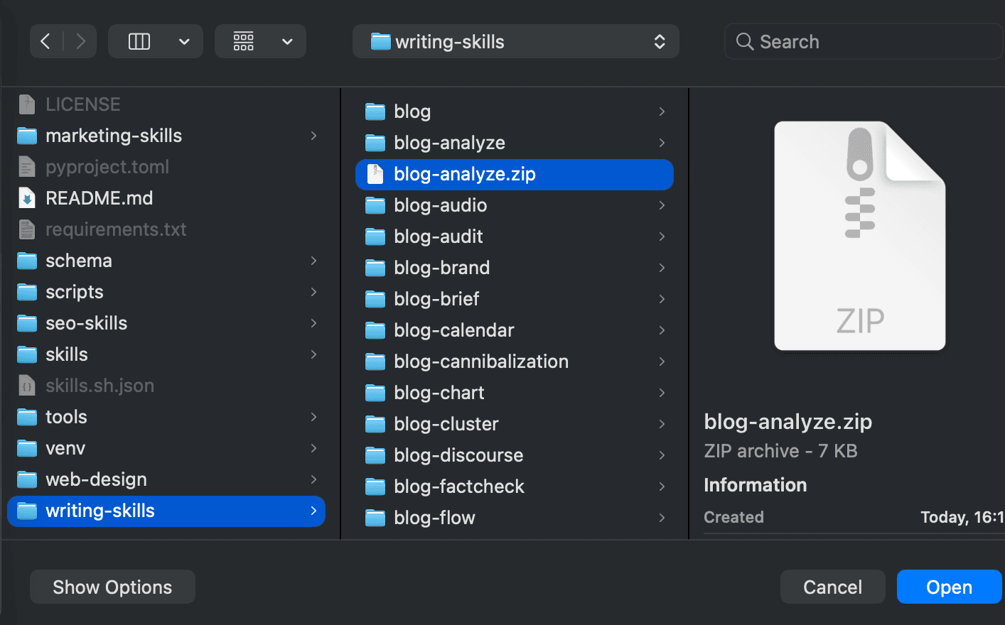 Step 5: Add the skill from your directory