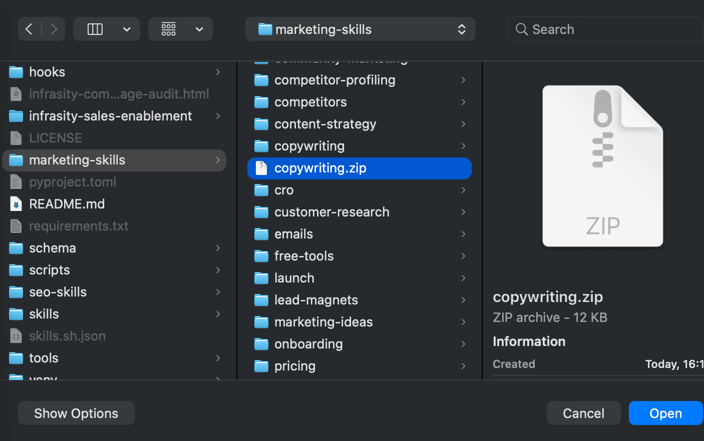 Step 5: Add the skill from your directory