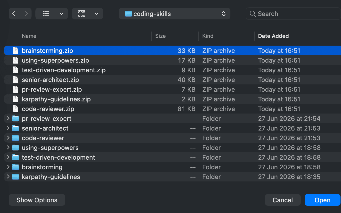 Step 5: Add the skill from your directory