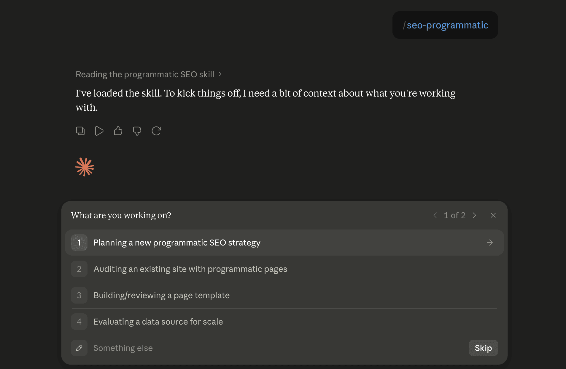 Step 6: Run the seo-programmatic skill in Claude