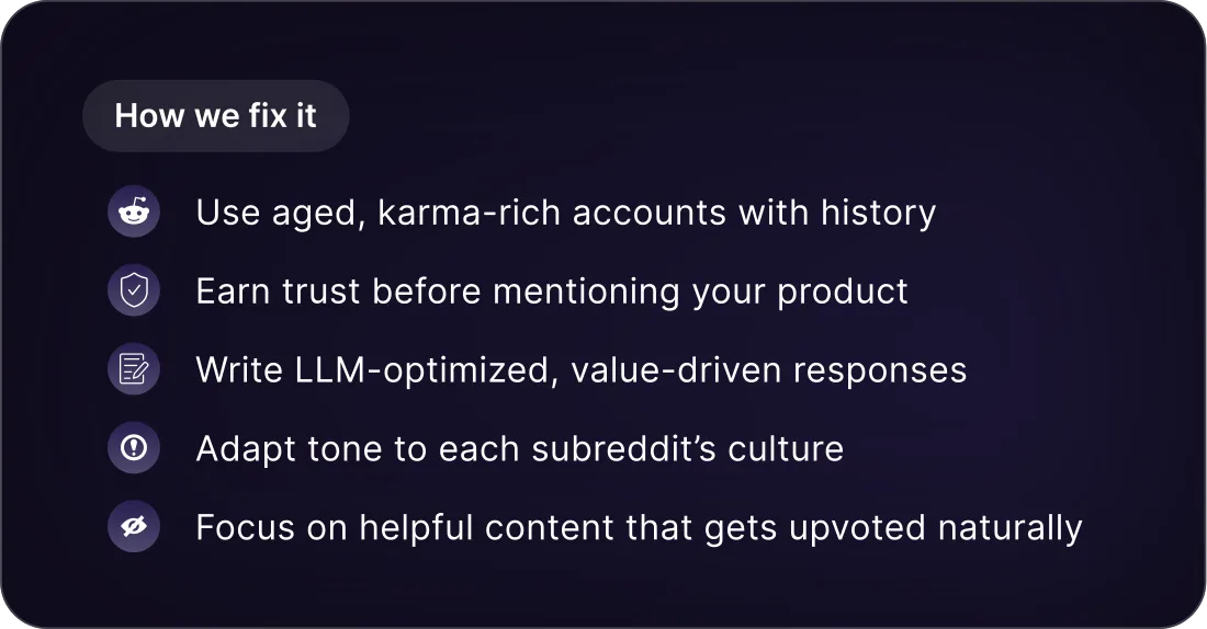 How we fix Reddit marketing