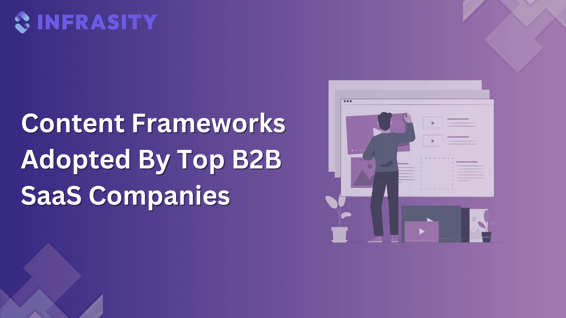 Illustration for Content Strategy Frameworks Adopted By B2B SaaS Companies