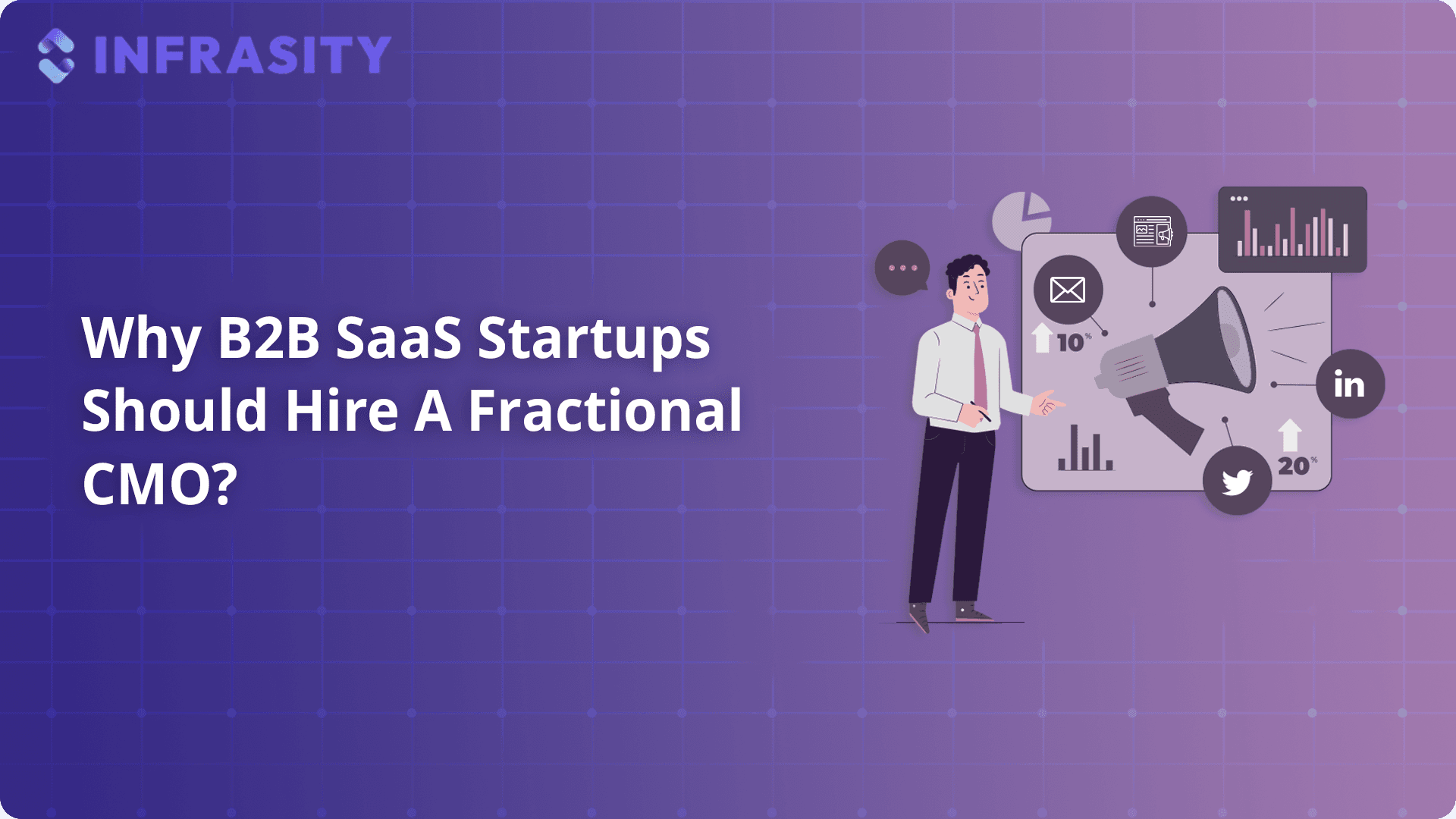 Illustration for Why B2B SaaS Startups Should Hire a Fractional CMO?