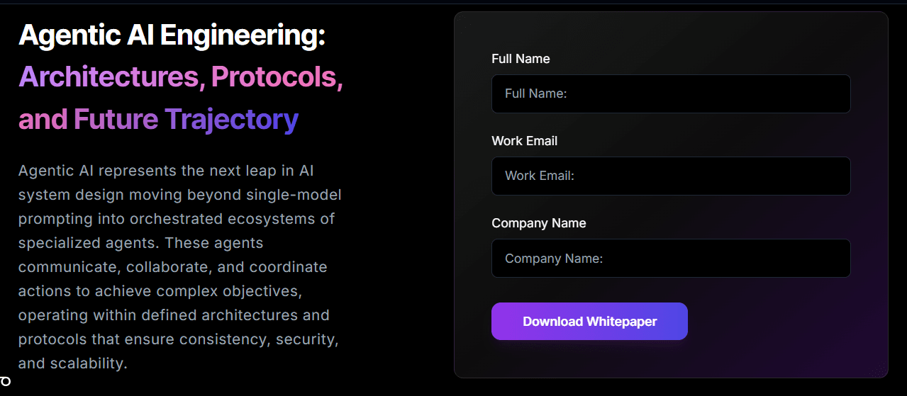 White paper on agentic ai engineering architecture, protocol and future trajectory