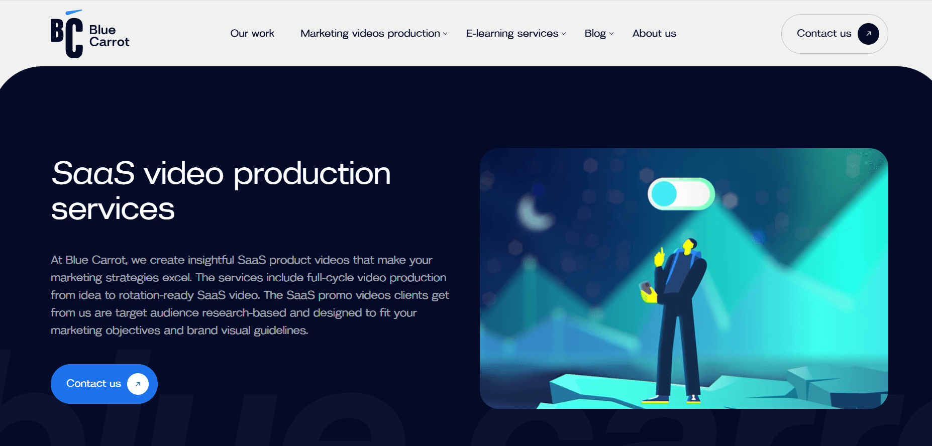 top explainer video companies -blue carrot