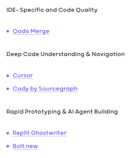 technical blog post checklist - categorization of SaaS tools