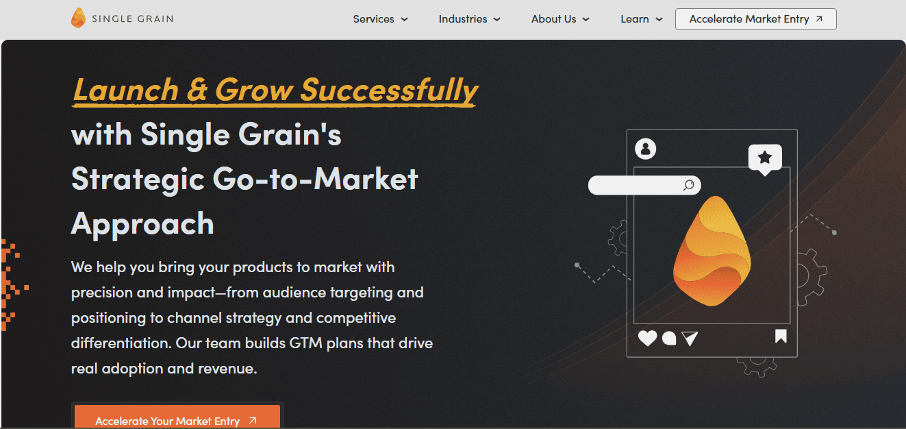 Single Grain homepage