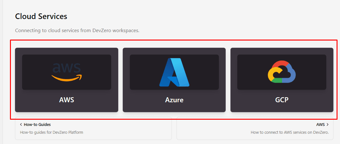 DevZero's How-to Guides made by Infrasity
