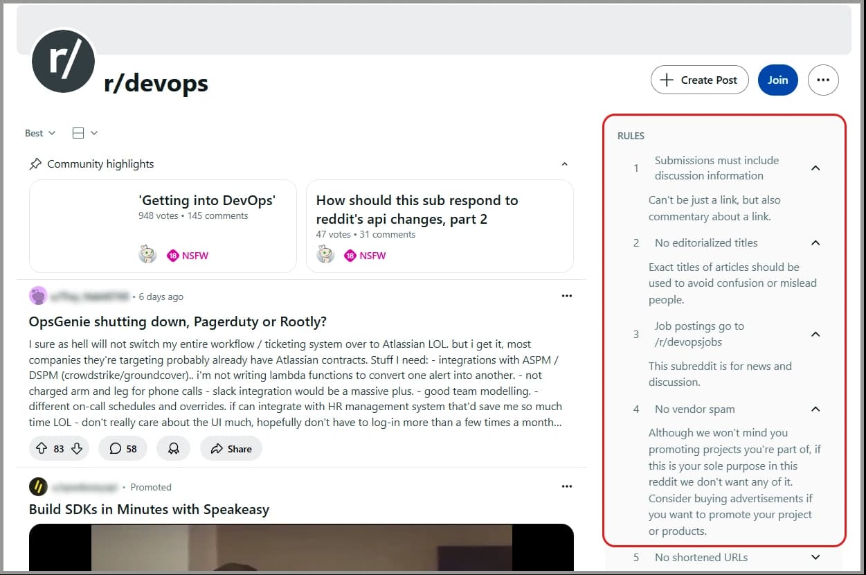 r/devops subreddit
