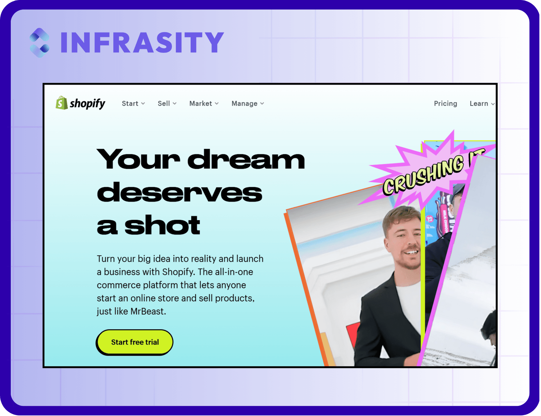 "shopify landing page"