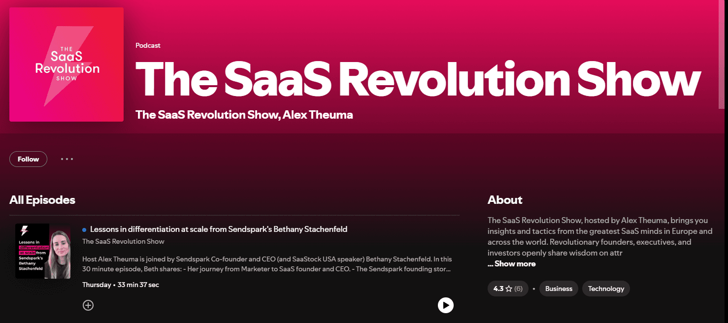 "saas revolution show"
